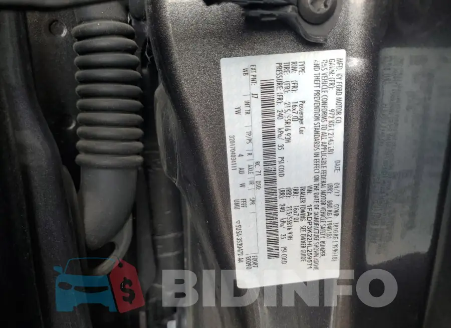 1FADP3K22HL259571 Photo# 12