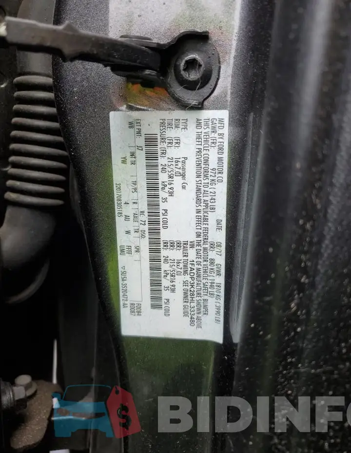 1FADP3K28HL333480 Photo# 12