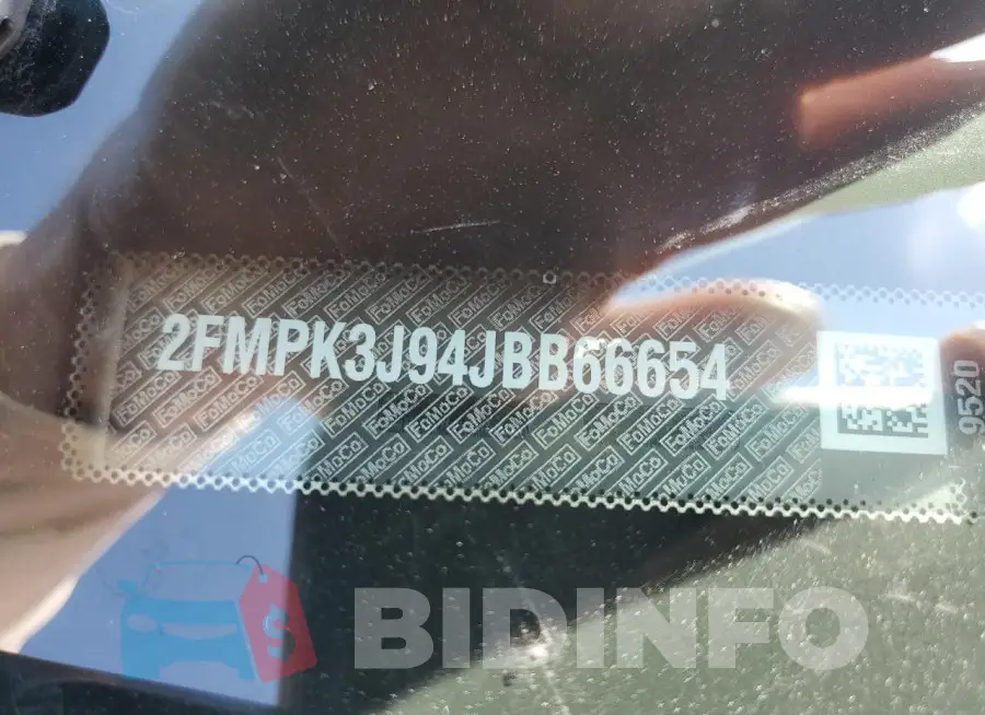 2FMPK3J94JBB66654 Photo# 13
