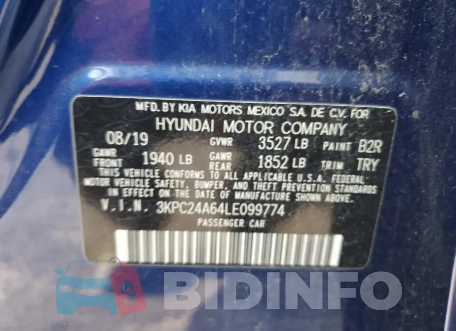 3KPC24A64LE099774 Photo# 12