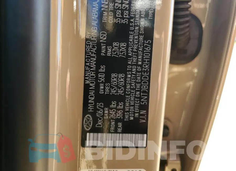 5NTJBDDE3RH101675 Photo# 12
