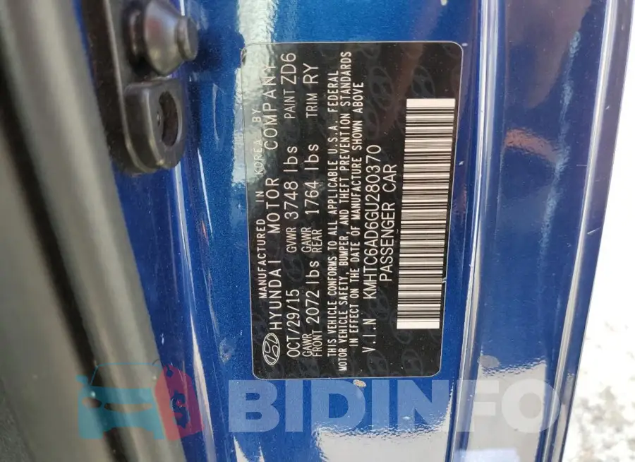 KMHTC6AD6GU280370 Photo# 12