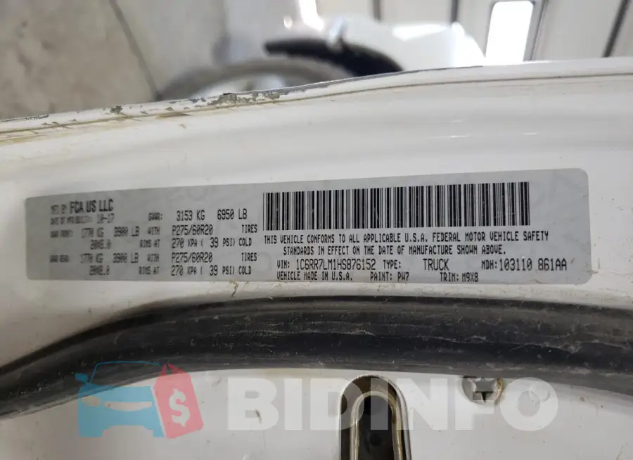 1C6RR7LM1HS876152 Photo# 12
