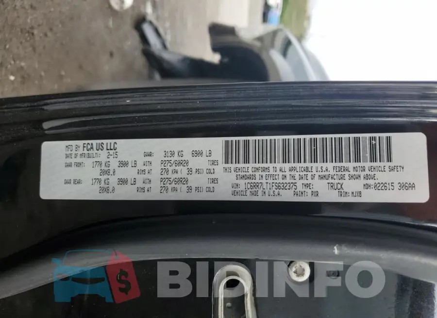1C6RR7LT1FS632375 Photo# 12