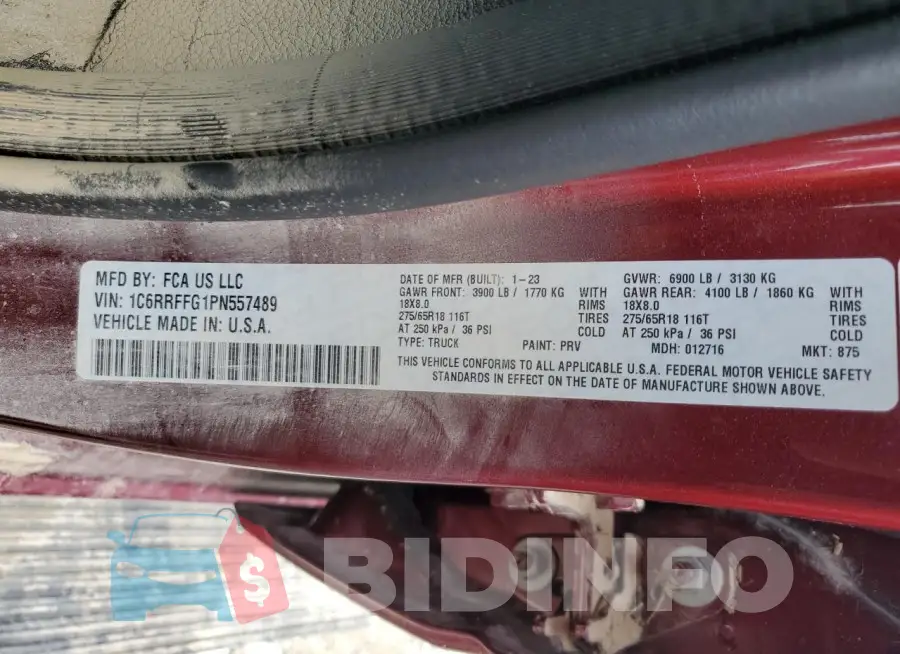 1C6RRFFG1PN557489 Photo# 12