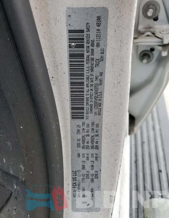 1C6SRFHM2LN243753 Photo# 12