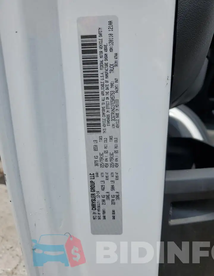 3C6TRVNG1FE505753 Photo# 13