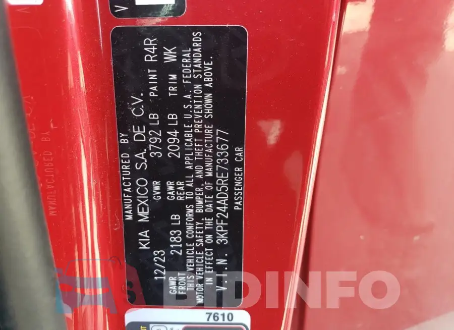 3KPF24AD5RE733677 Photo# 13