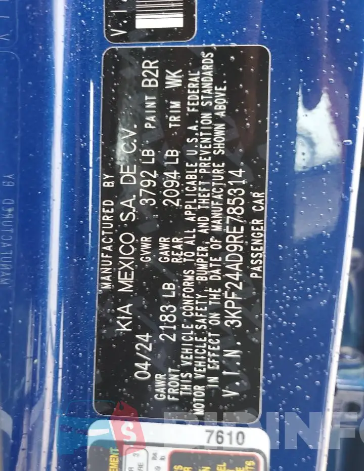 3KPF24AD9RE785314 Photo# 12