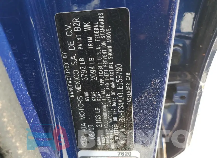 3KPF34AD3LE159780 Photo# 12