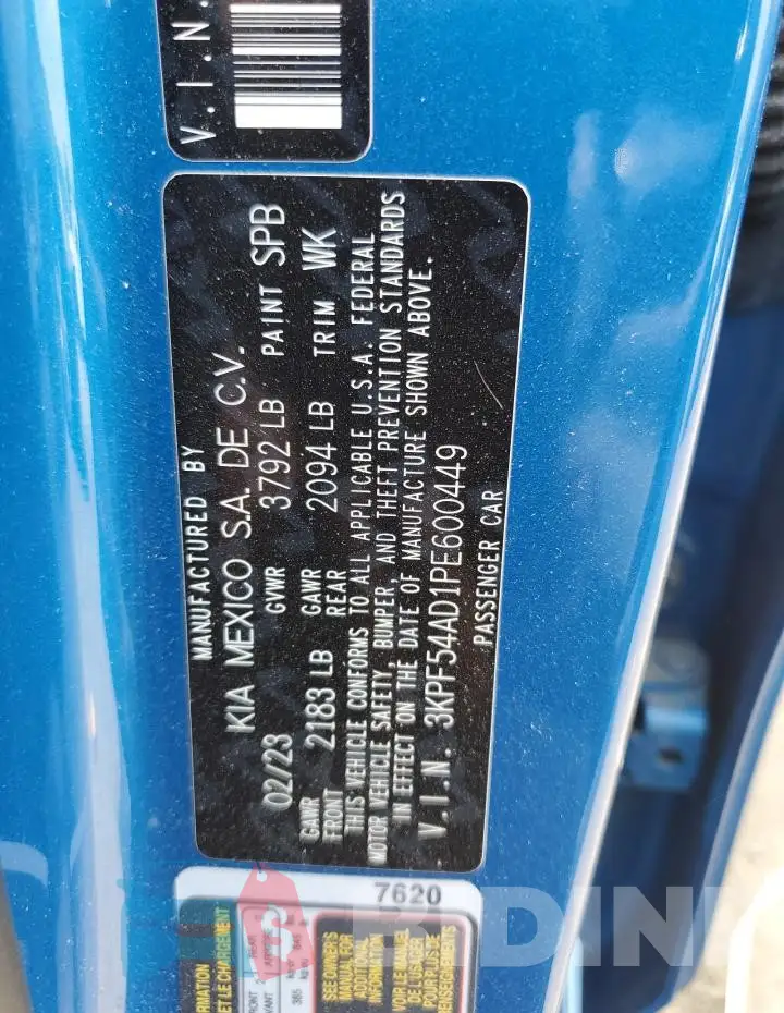 3KPF54AD1PE600449 Photo# 12