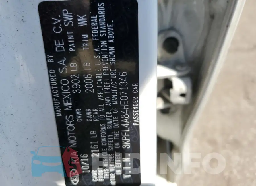 3KPFL4A84HE071346 Photo# 12