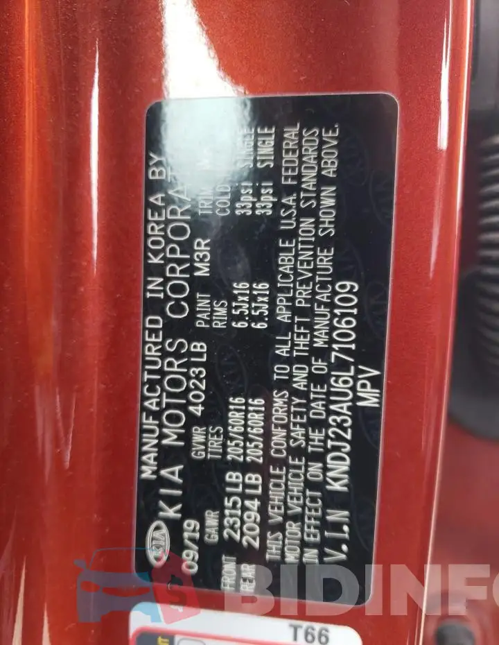 KNDJ23AU6L7106109 Photo# 13