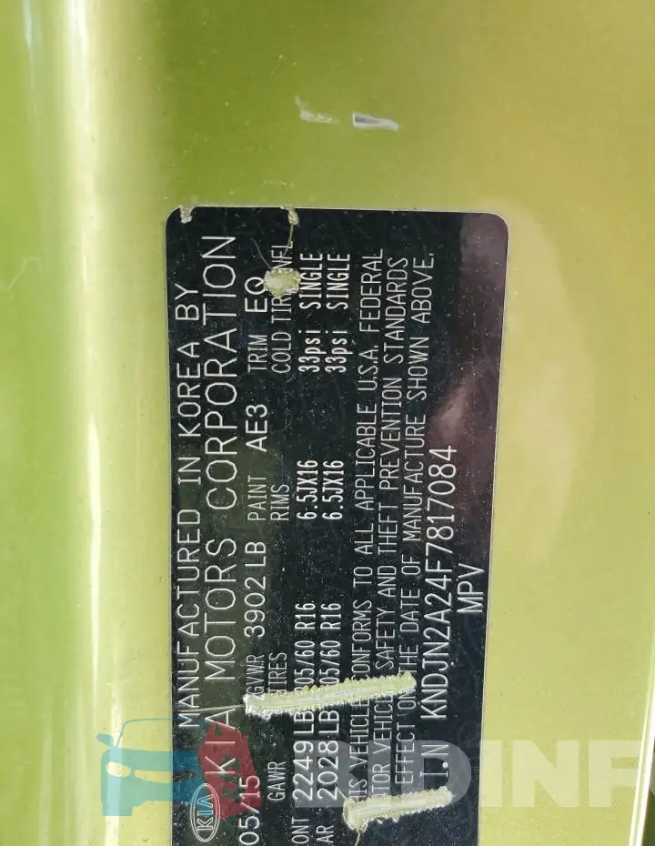KNDJN2A24F7817084 Photo# 13
