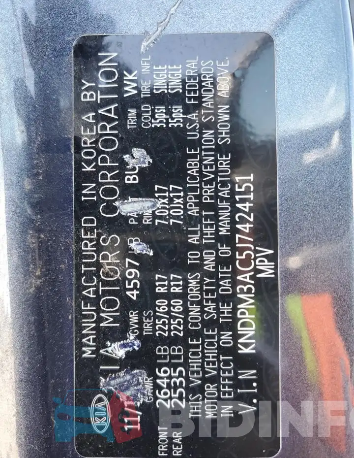 KNDPM3AC5J7424151 Photo# 12