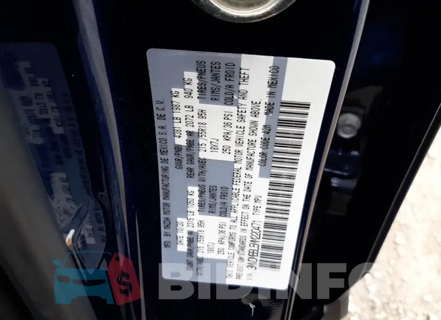 3MVDMBBL5MM220471 Photo# 13