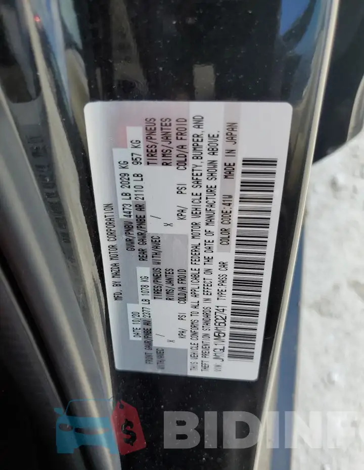 JM1GL1VM5M1602741 Photo# 13