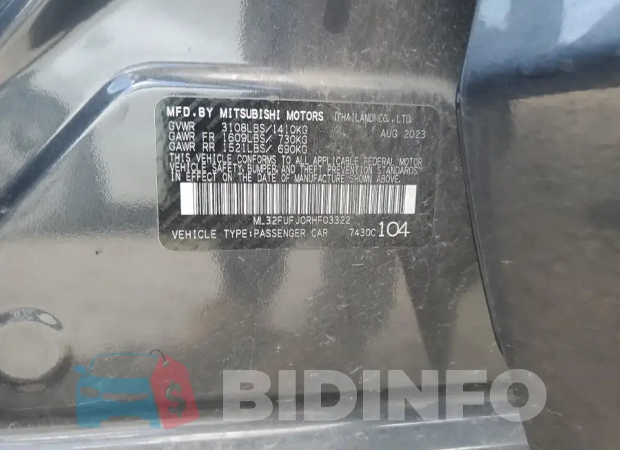 ML32FUFJ0RHF03322 Photo# 12