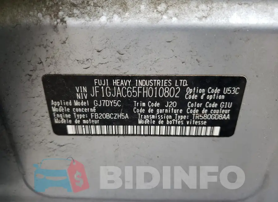 JF1GJAC65FH010802 Photo# 12