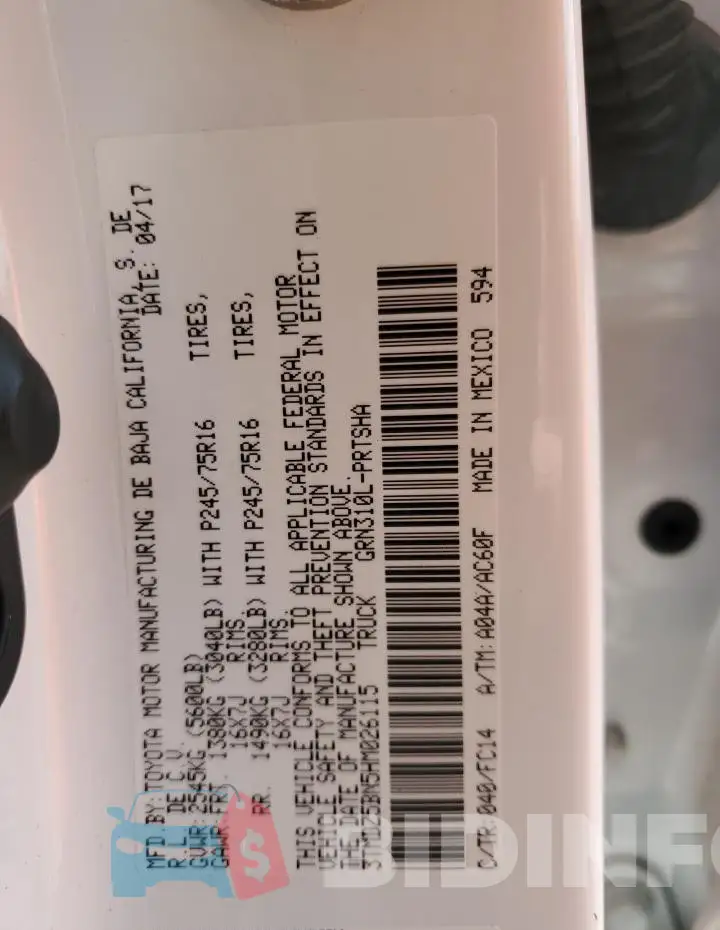 3TMDZ5BN5HM026115 Photo# 12