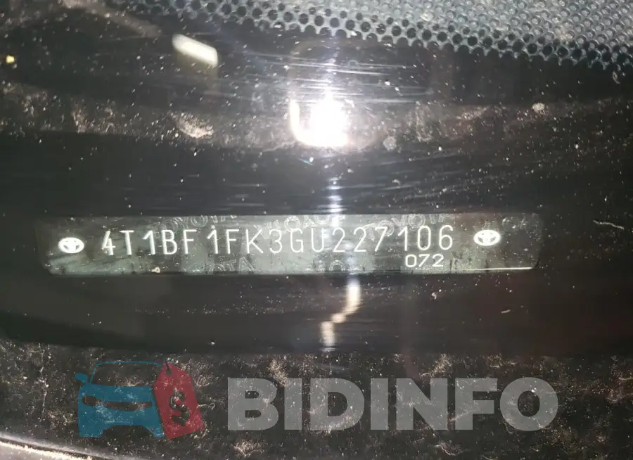 4T1BF1FK3GU227106 Photo# 13