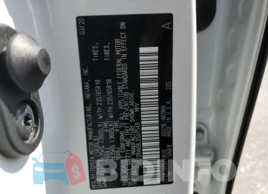 5TDZZRAH9LS507549 Photo# 14