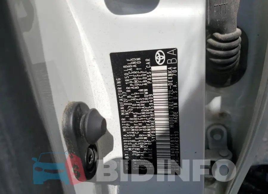 5YFBURHE2HP659409 Photo# 12