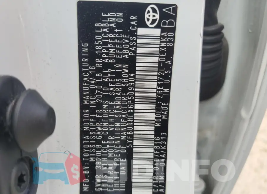 5YFBURHEXGP509904 Photo# 12