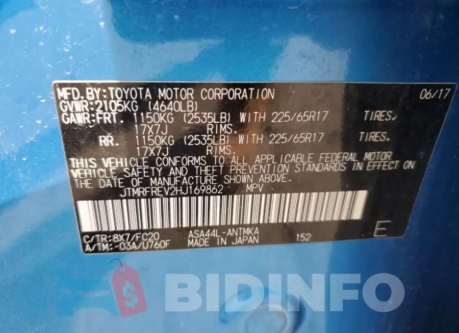 JTMRFREV2HJ169862 Photo# 13