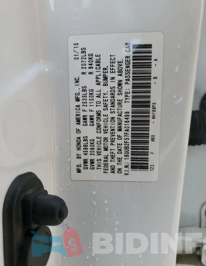 19UUB2F57FA016498 Photo# 13