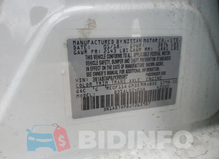 3N1AB7AP8JY265987 Photo# 12