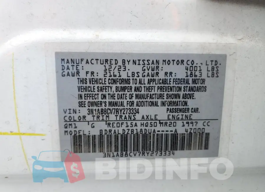 3N1AB8CV7RY273334 Photo# 12