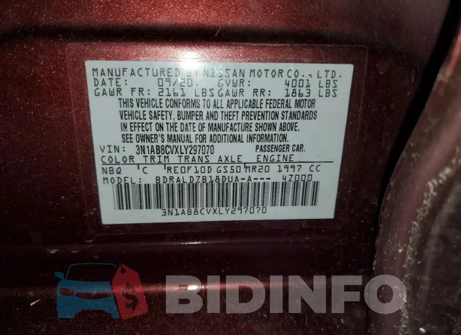 3N1AB8CVXLY297070 Photo# 13