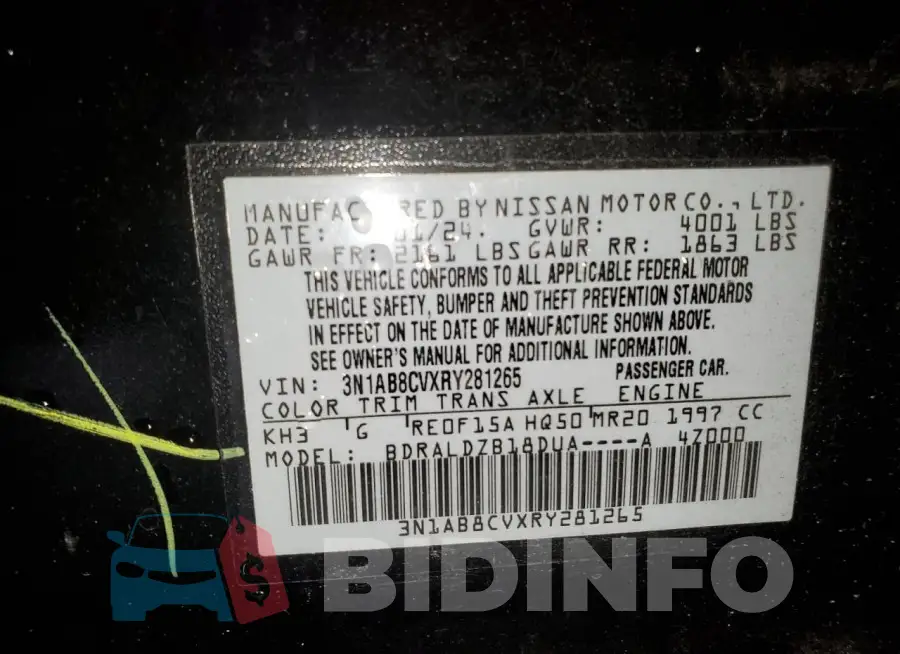 3N1AB8CVXRY281265 Photo# 12
