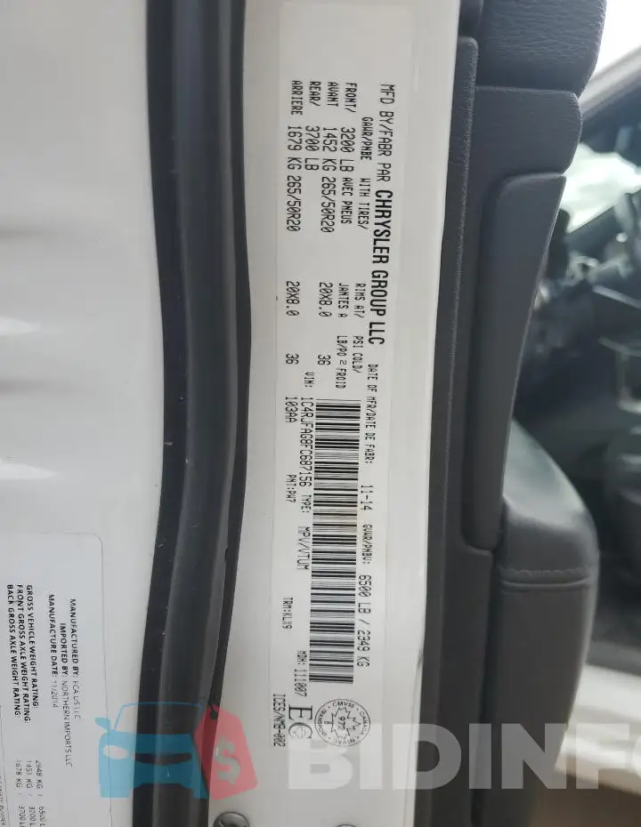 1C4RJFAG8FC687156 Photo# 12