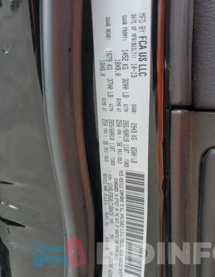 1C4RJFBG0LC168435 Photo# 13