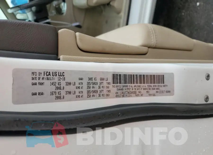 1C4RJFCT0KC649392 Photo# 13