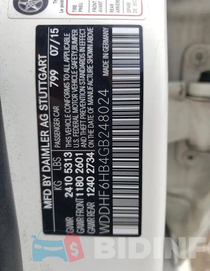 WDDHF6HB4GB248024 Photo# 12