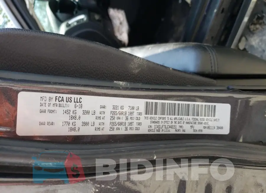 1C4SDJFT6JC448151 Photo# 13