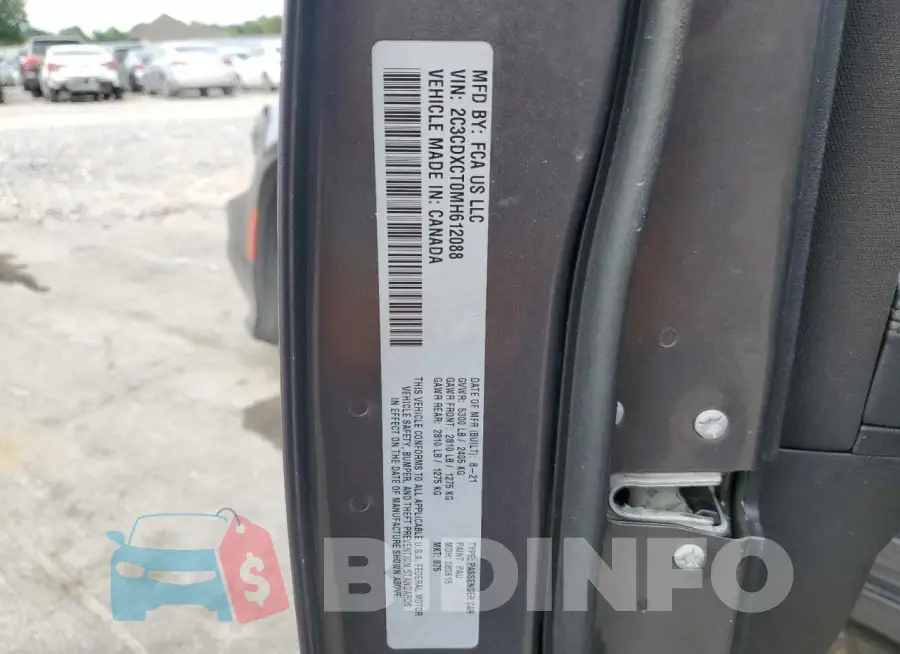 2C3CDXCT0MH612088 Photo# 13