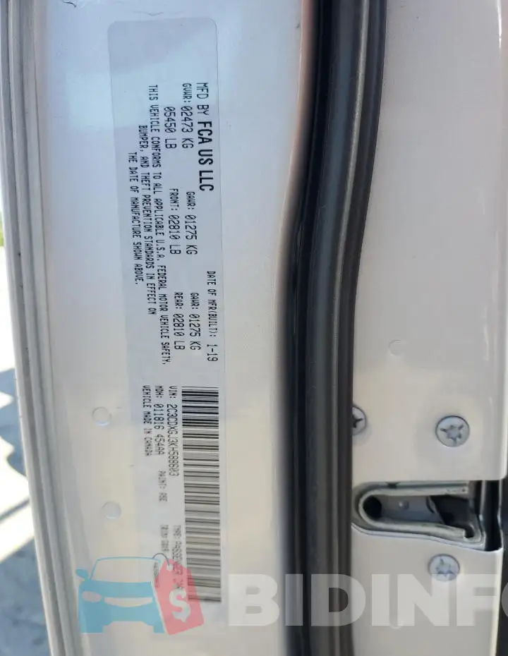 2C3CDXGJ3KH588603 Photo# 12