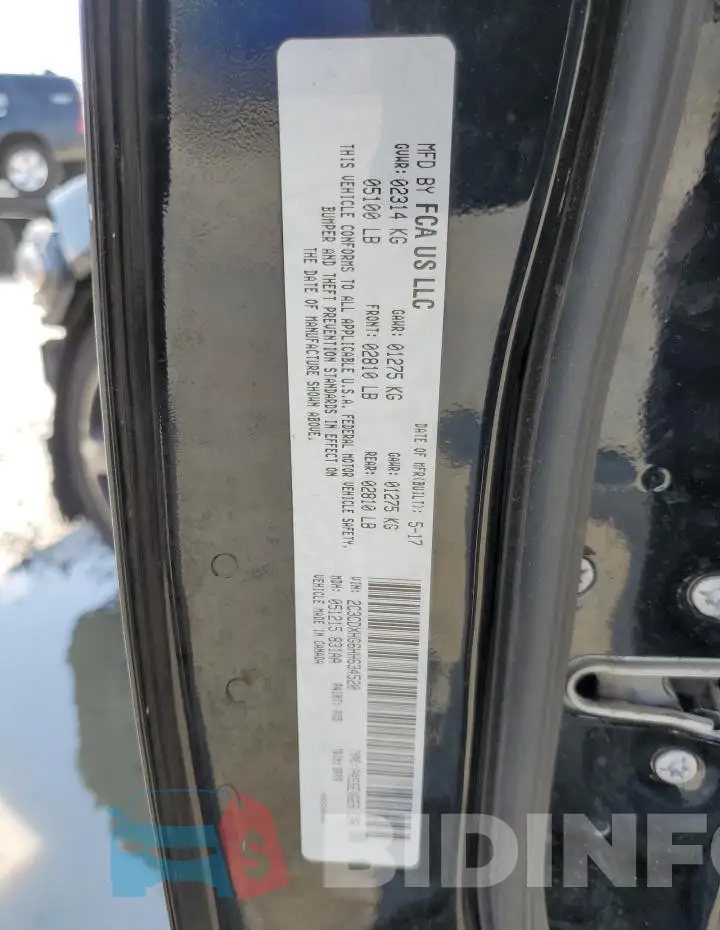 2C3CDXHG6HH634520 Photo# 13
