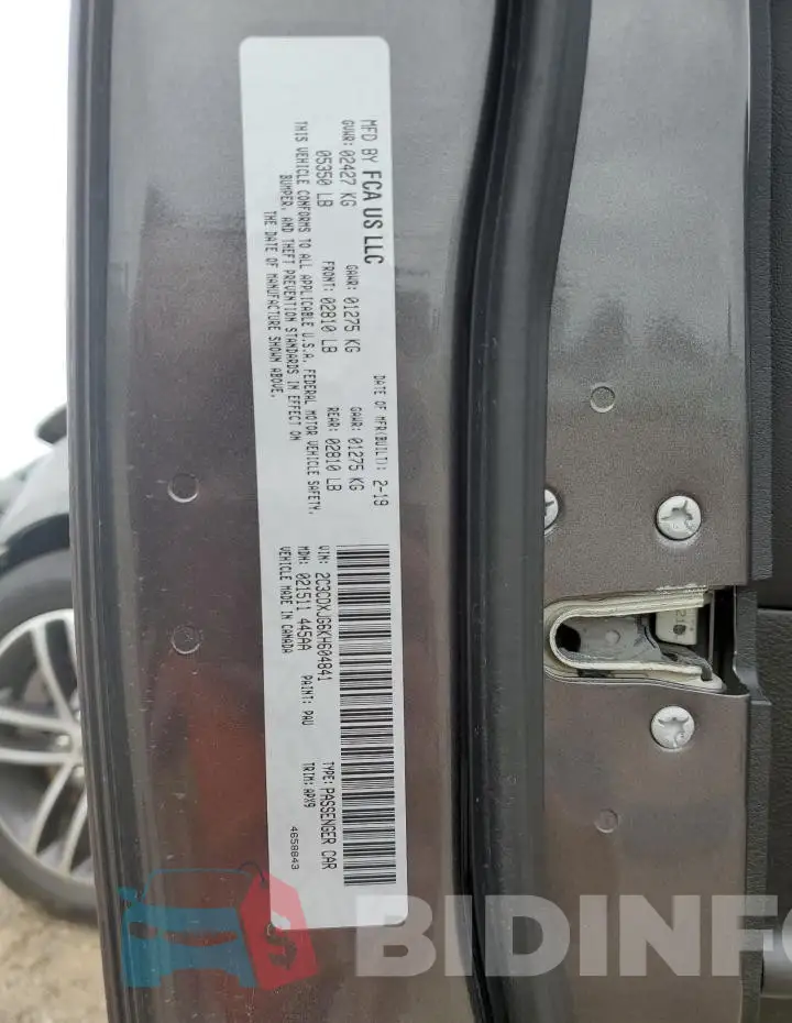 2C3CDXJG6KH604841 Photo# 13