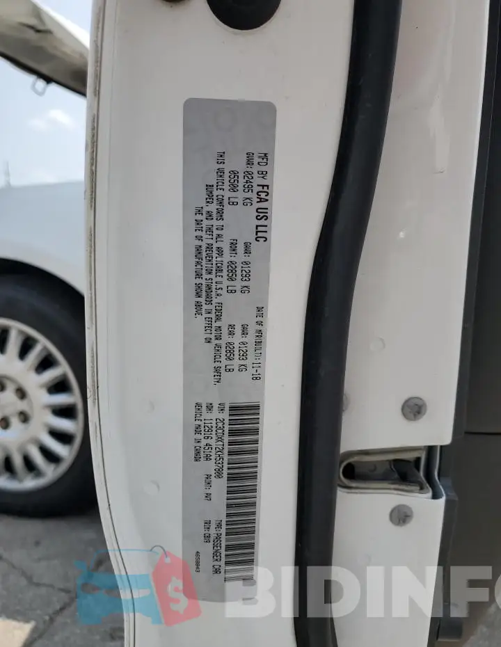 2C3CDXKT2KH537800 Photo# 12