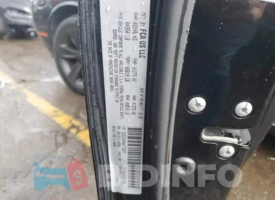 2C3CDZAG4KH718977 Photo# 12
