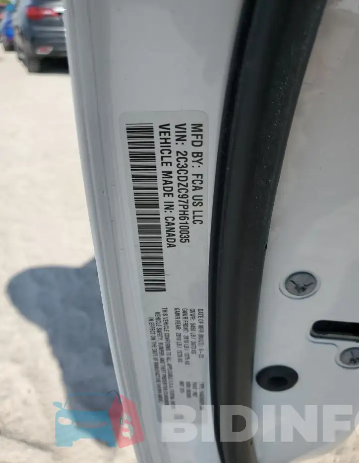 2C3CDZC97PH610035 Photo# 12