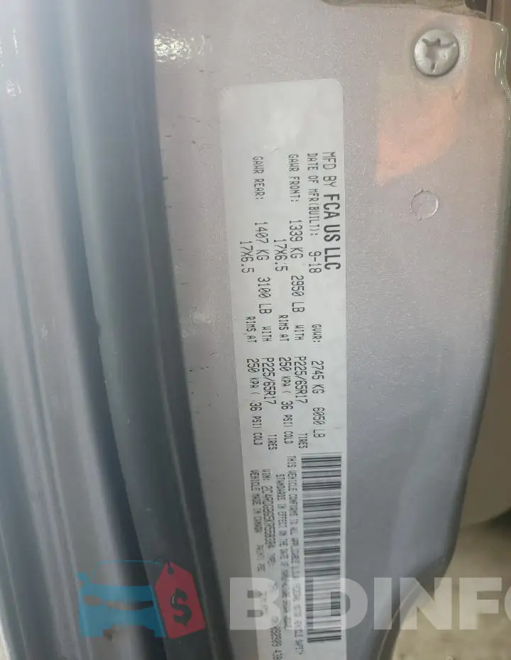 2C4RDGBG5KR558384 Photo# 13