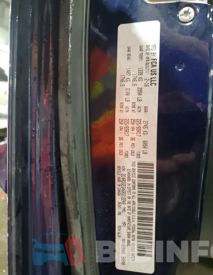 2C4RDGEG4GR312249 Photo# 13