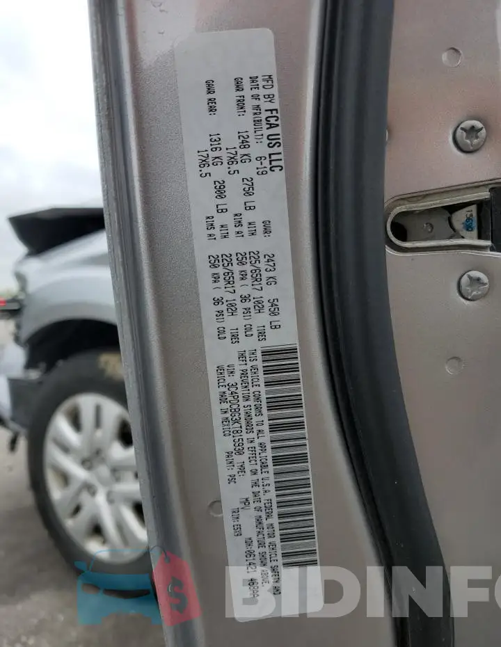 3C4PDCBG3KT815930 Photo# 13
