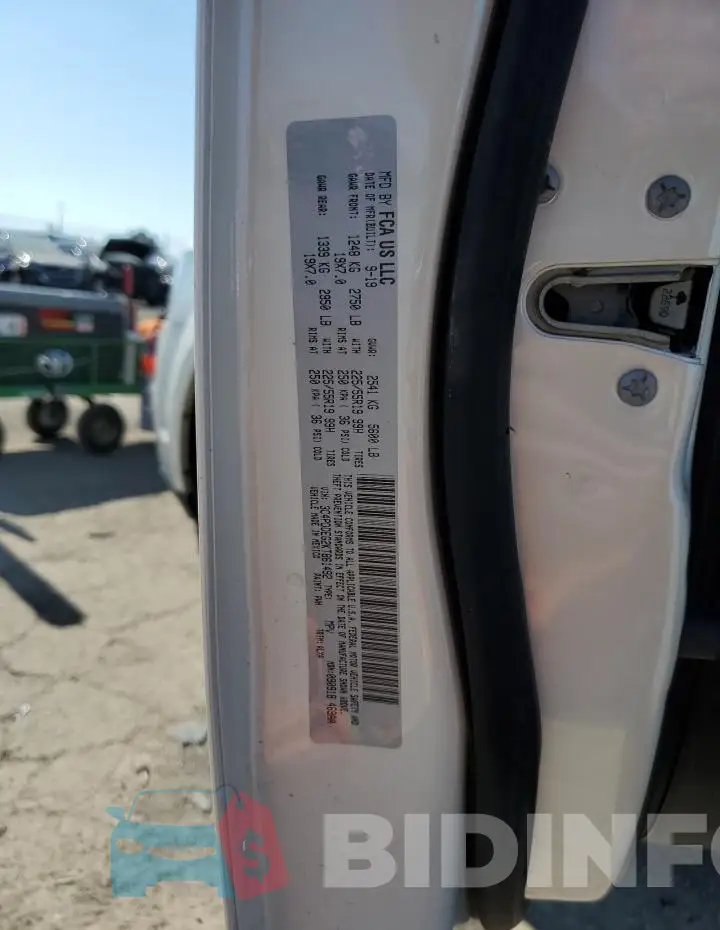 3C4PDDEG2KT861492 Photo# 12